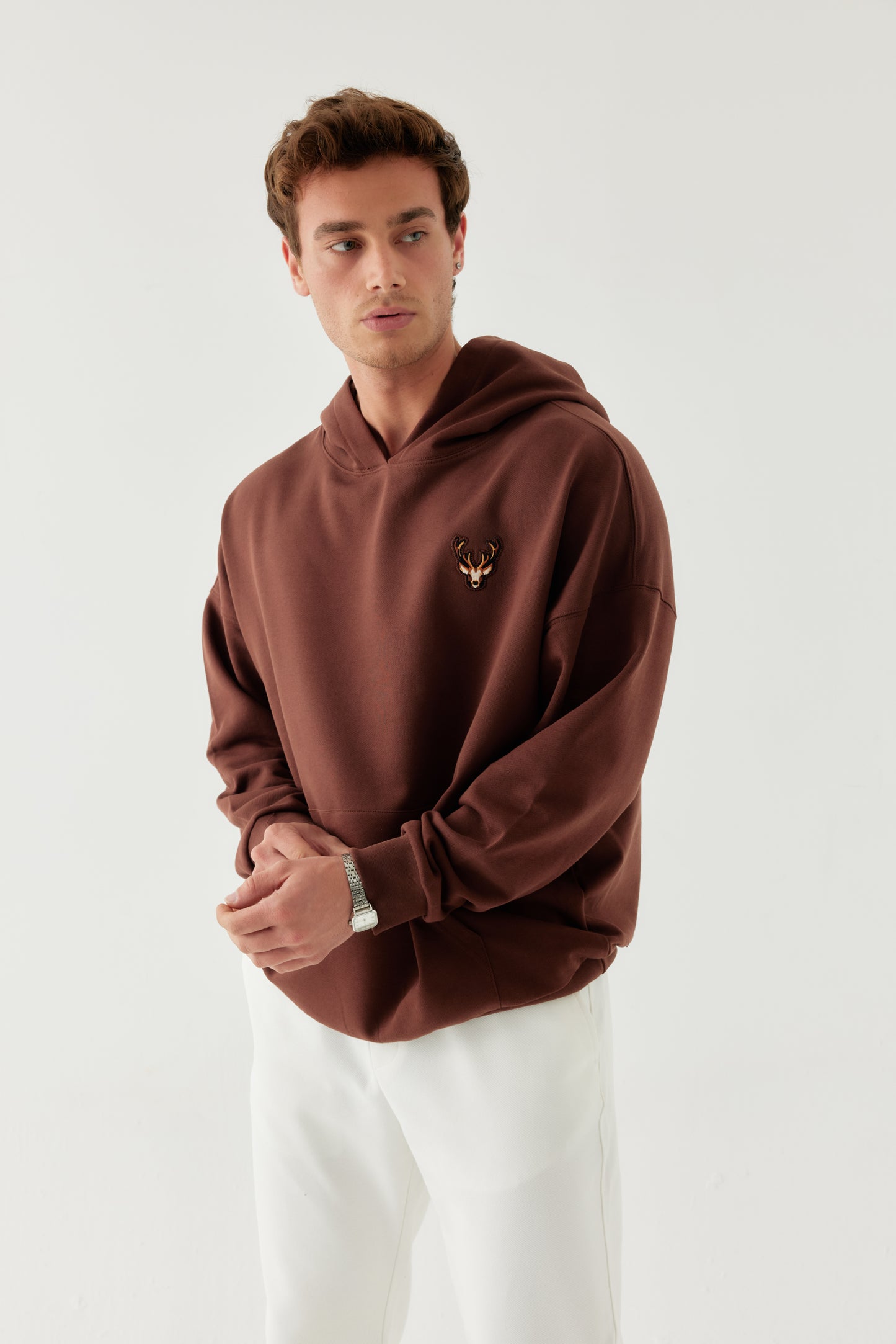 Erkek Oversize Hoodie
