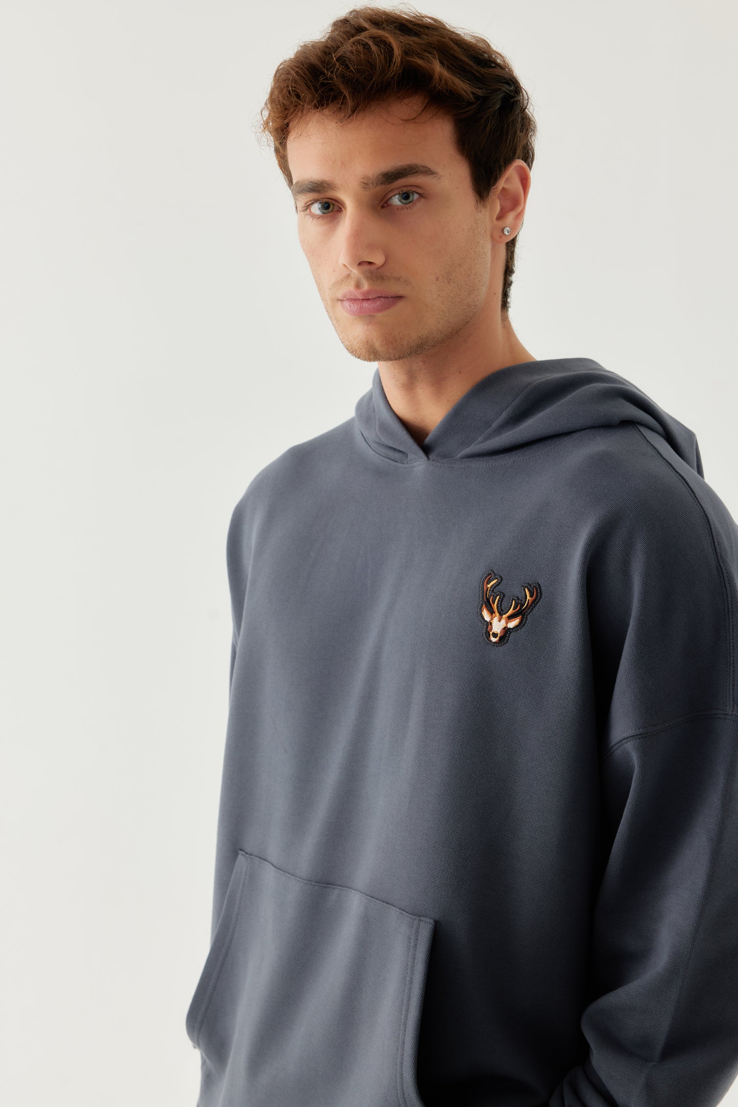 Erkek Oversize Hoodie