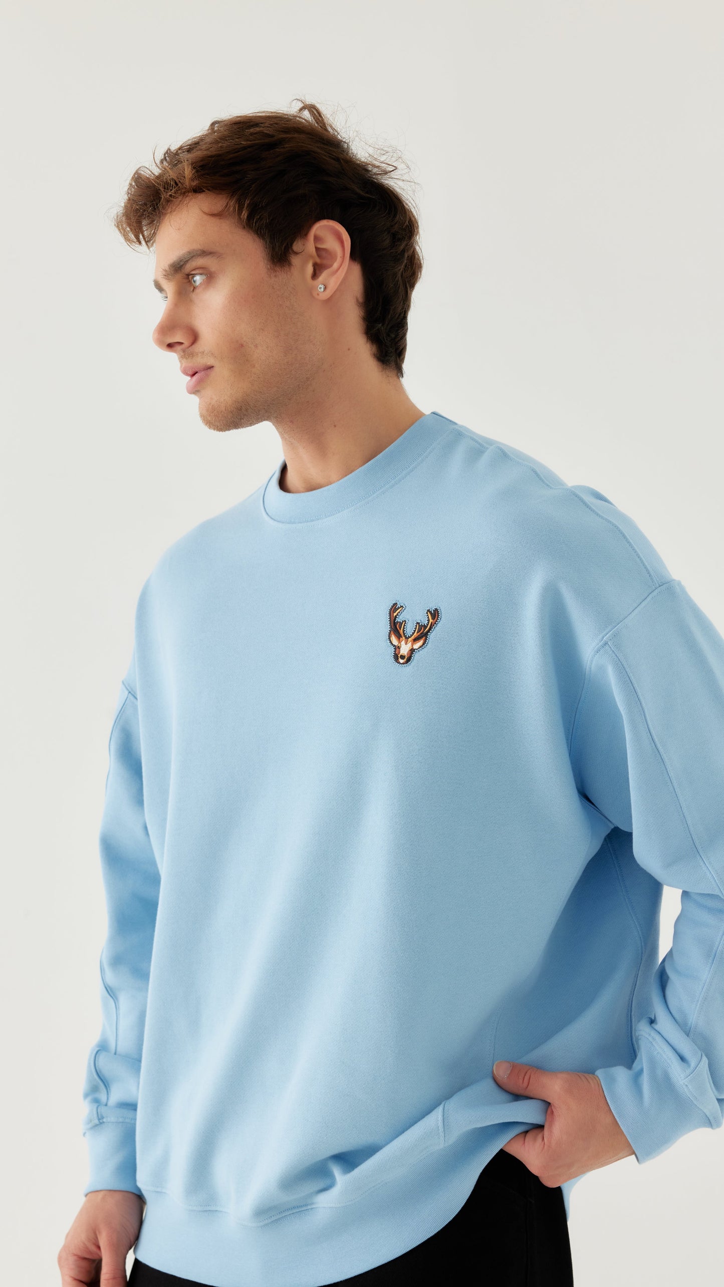 Erkek Oversize Sweatshirt