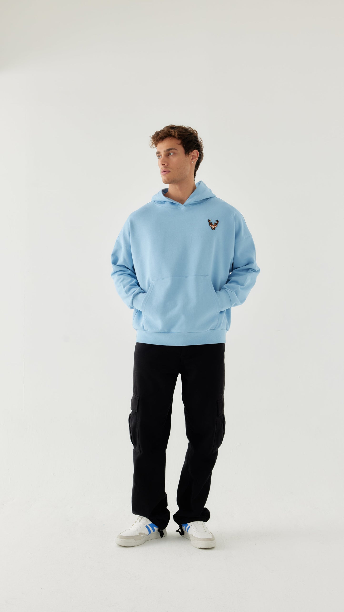 Erkek Oversize Hoodie
