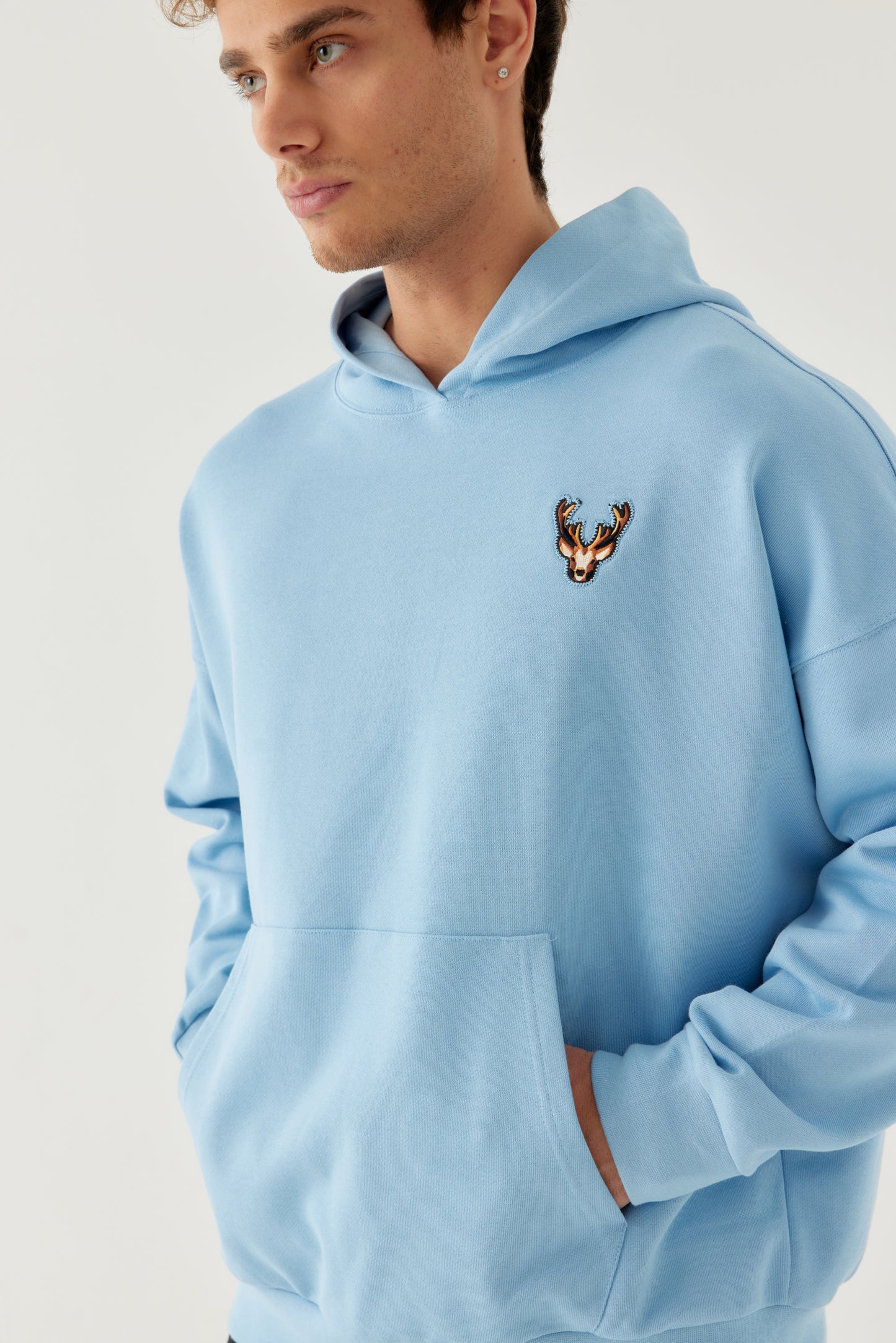 Erkek Oversize Hoodie