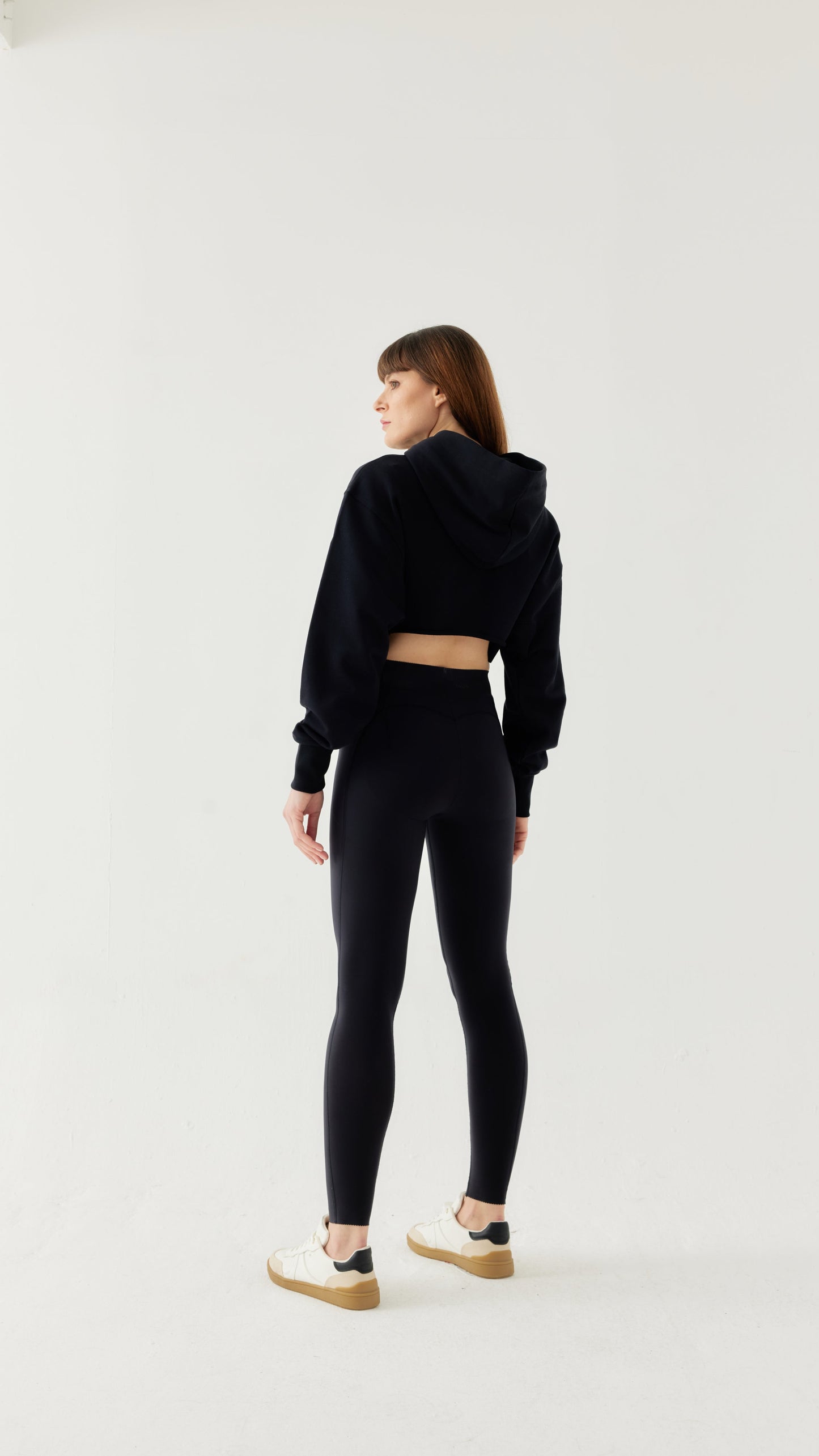 Kadın Crop Hoodie