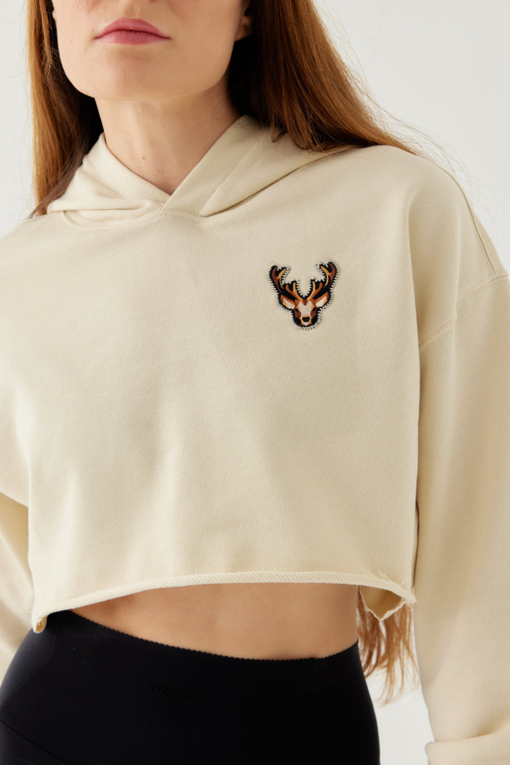 Kadın Crop Hoodie