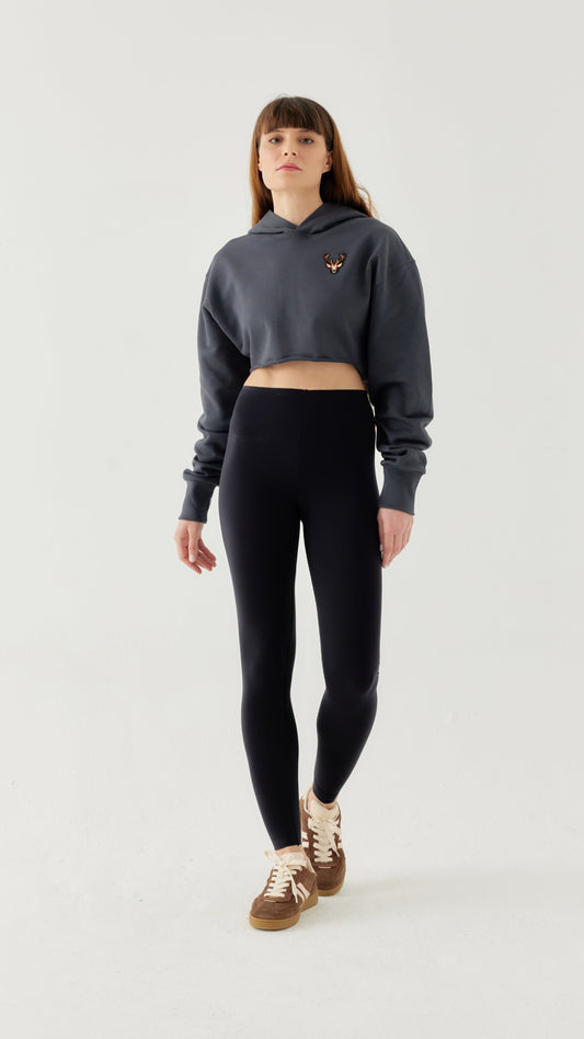 Kadın Crop Hoodie