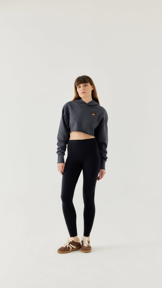 Kadın Crop Hoodie